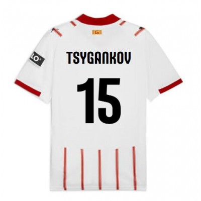 Girona Viktor Tsyhankov #15 Hjemmedrakt 2025-26 Kortermet Girona Viktor Tsyhankov #15 Hjemmedrakt 2025-26 Kortermet